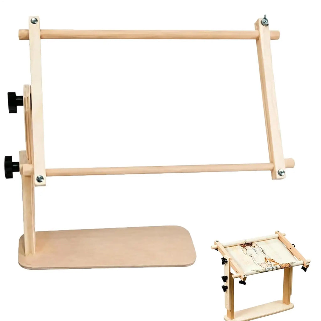 Adjustable Embroidery Hoop Stand – Hands-Free Desktop Frame