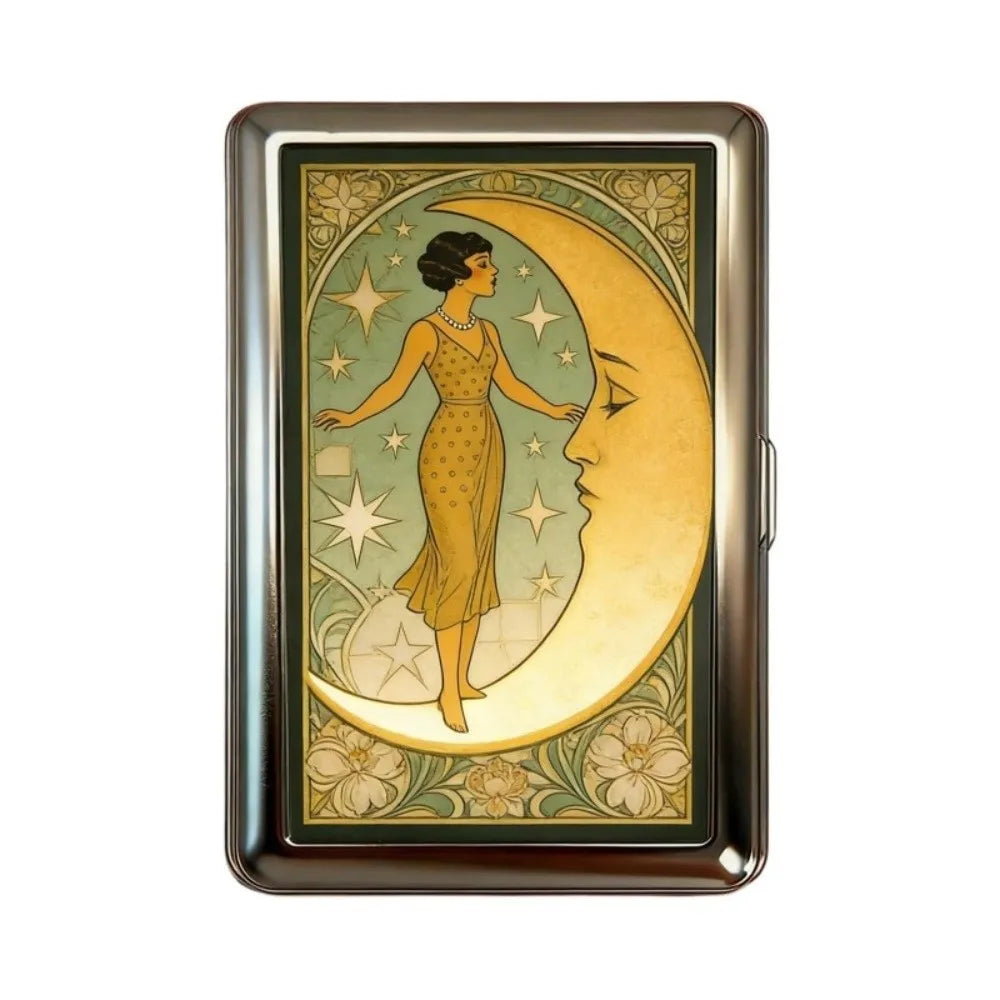 Vintage Metal Card Case – Snap ID & Credit Card Holder