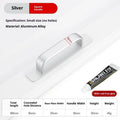 Drill-Free Aluminum Adhesive Door Handle for Sliding Doors & Drawers