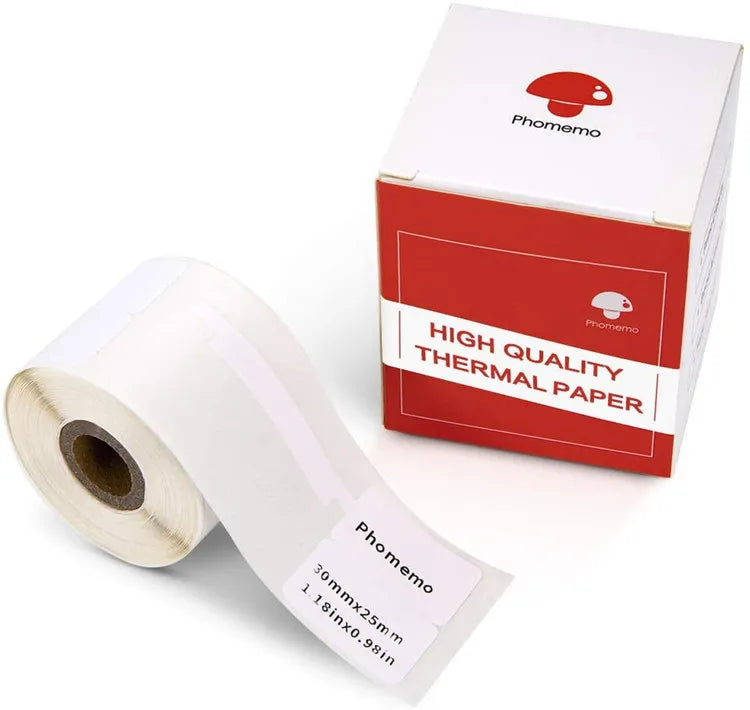 Phomemo M110/M200 Self-Adhesive Thermal Labels 20–50mm