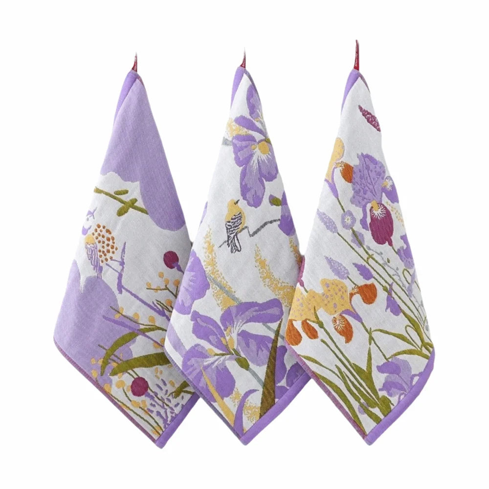 Large Cotton Gauze Kitchen Towel 34x40cm – Quick-Dry Hand Towel
