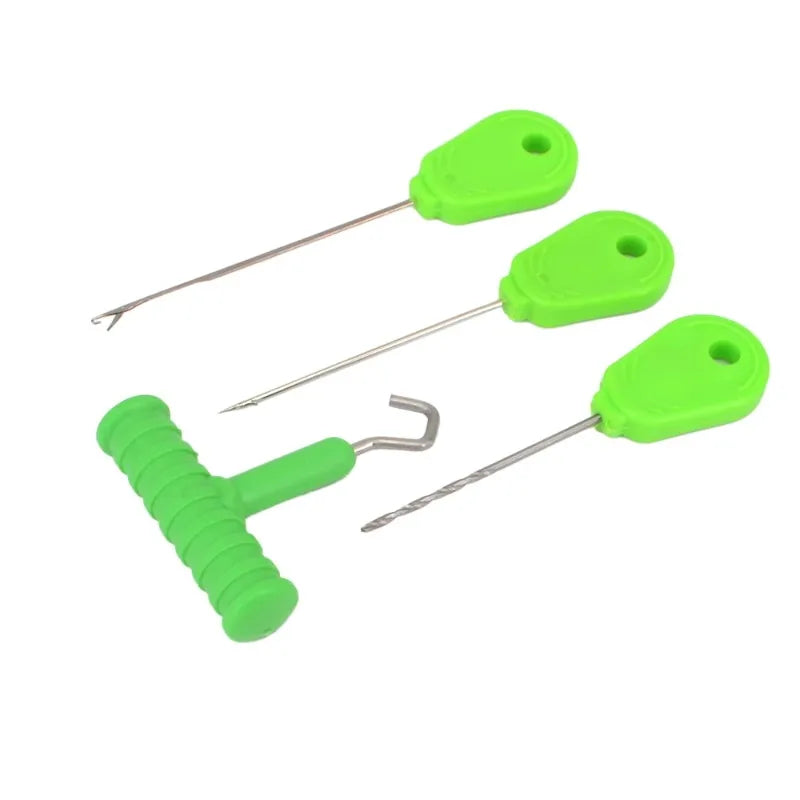 4PCS Carp Fishing Bait Needle Tool Set with Storage Box
