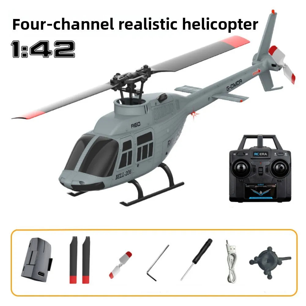 A60 2.4G 4CH RC Helicopter – 6-Axis Gyro & Altitude Hold