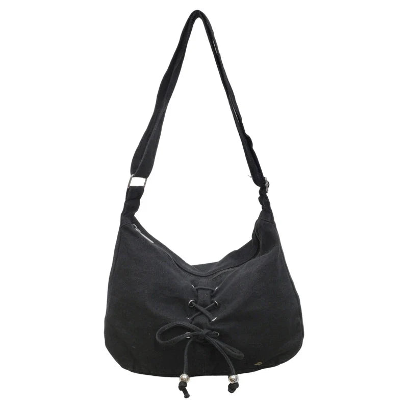 Women's Large Canvas Tote Crossbody Shoulder Bag | Nixie