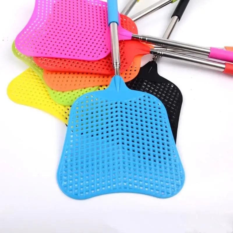 Telescopic Fly Swatter Heavy Duty Plastic & Steel | 25.6"