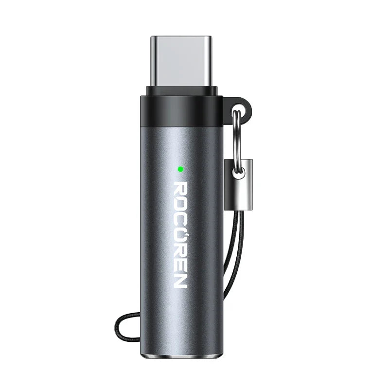 Rocoren USB-C Flameless Mini Lighter – Tungsten Blow-to-Ignite