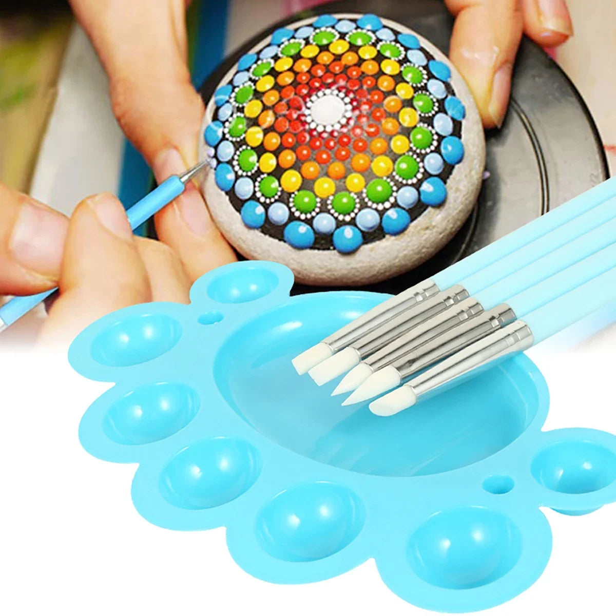 Mandala Dotting Tools Kit – Rock Painting Pens & Stencils