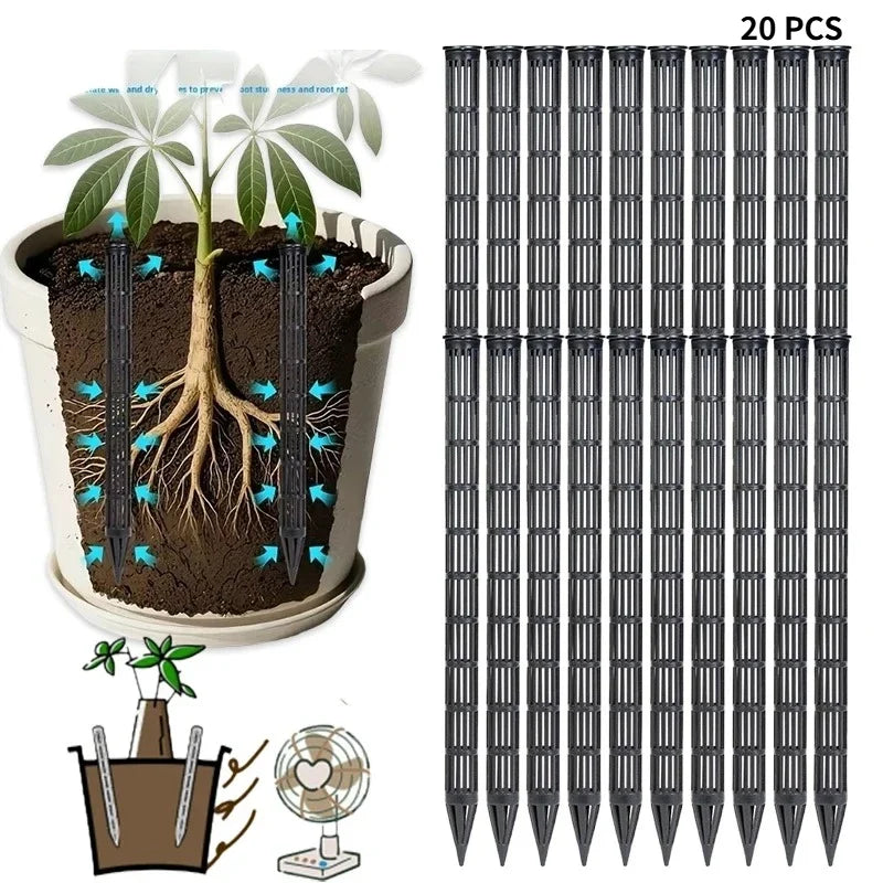 Plant Aeration Tubes for Pots | Healthy Root Gardening Tool