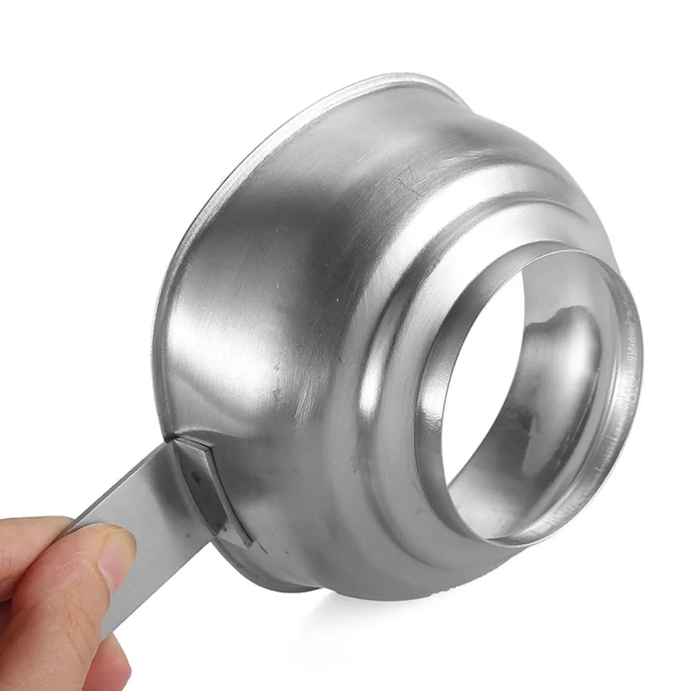 Stainless Steel Wide Mouth Canning Funnel with Handle