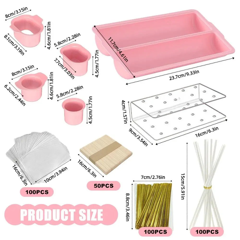 Cake Pop Mold Set with Acrylic Stand – Complete Baking Kit