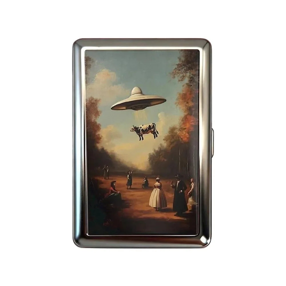 Vintage Metal Card Case – Snap ID & Credit Card Holder