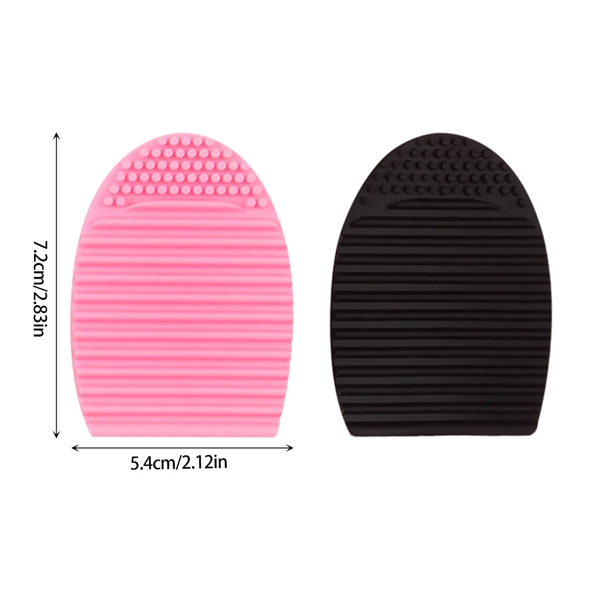 2PCS Silicone Scrubber Egg – Makeup Brush & Face Cleaner