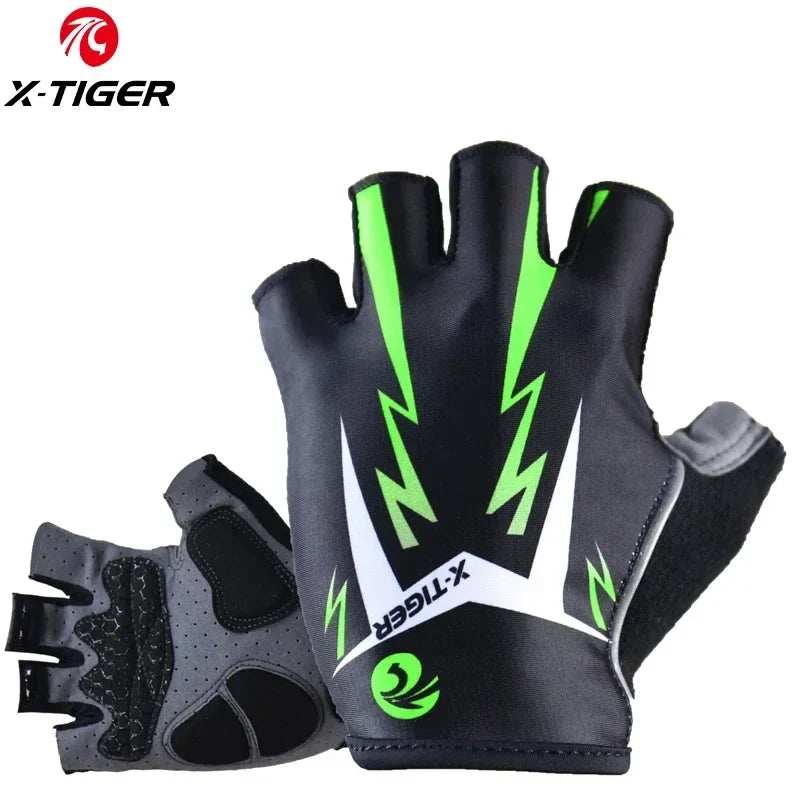 X-TIGER Half Finger MTB Cycling Gloves | Breathable Unisex