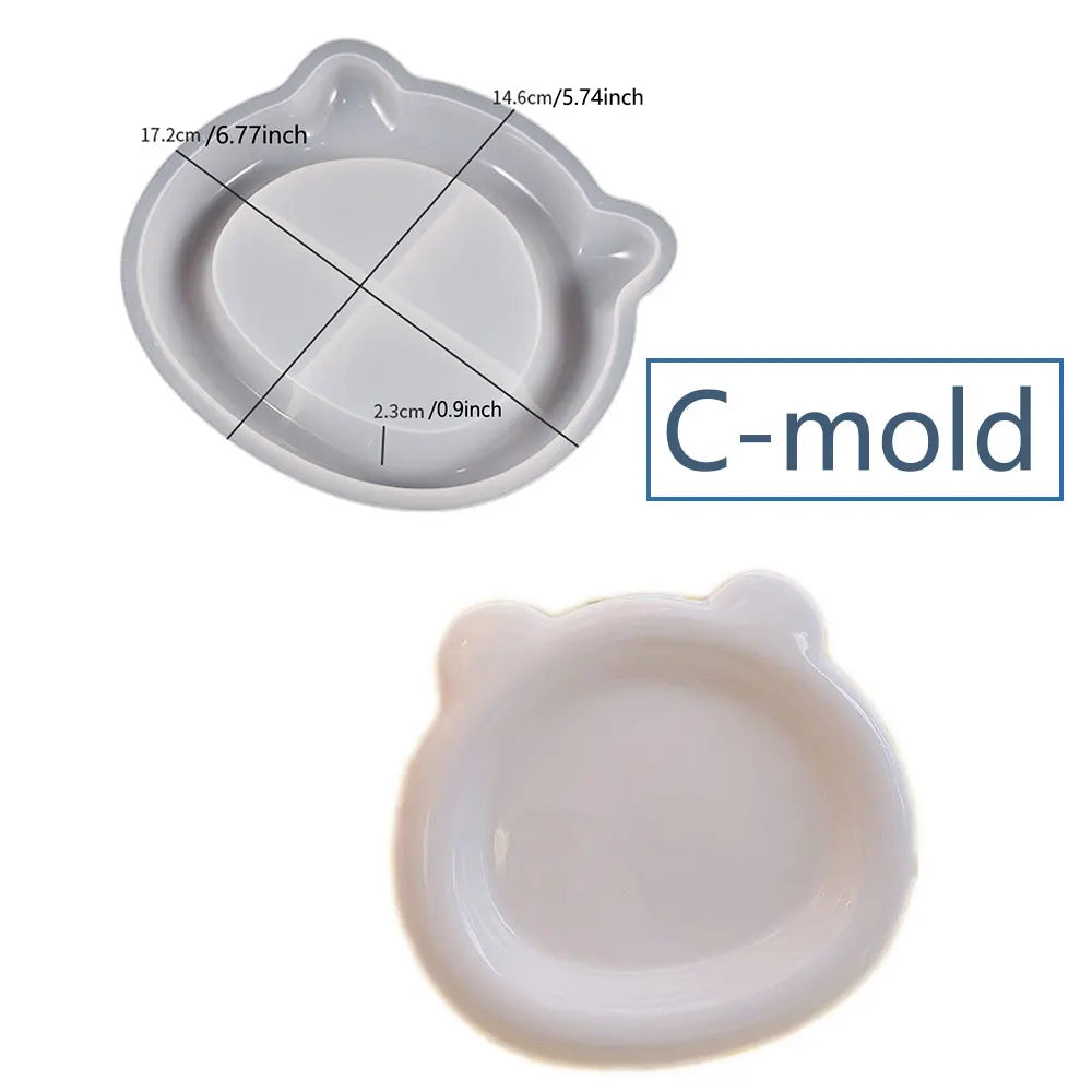 Silicone Tray Mold – Cloud Plum Blossom Round Resin DIY