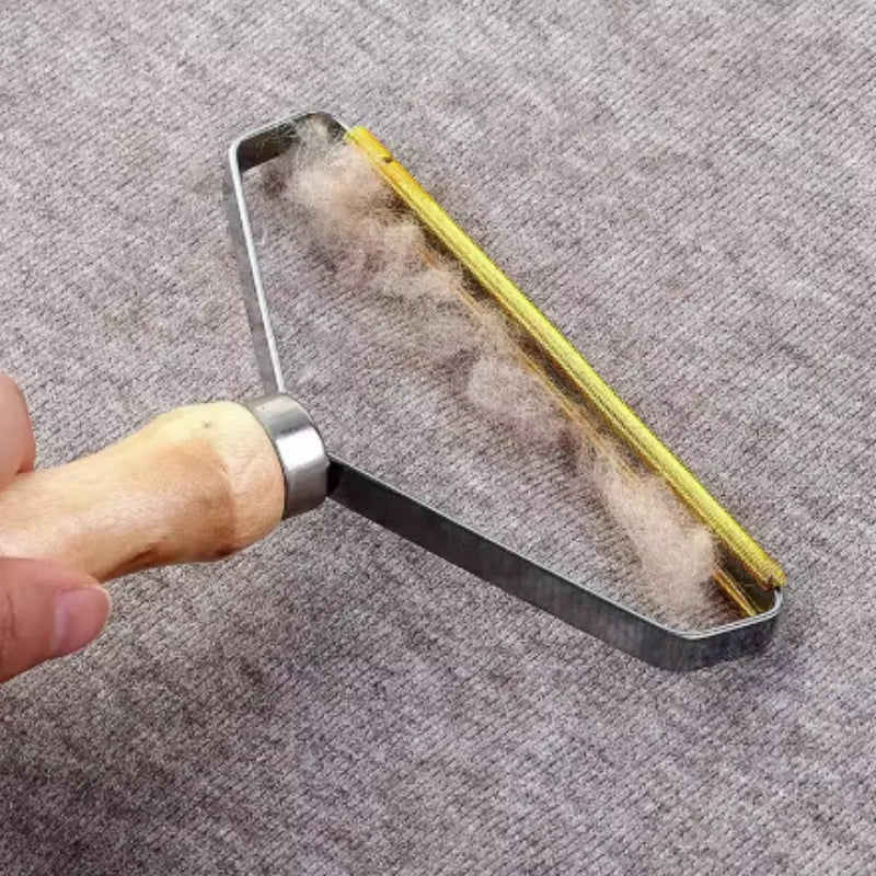 Portable Manual Pet Hair Removal Brush for Dogs & Cats