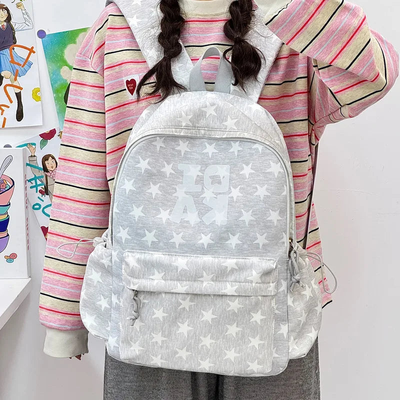Nixie Canvas Small Backpack – Casual School Bag for Women