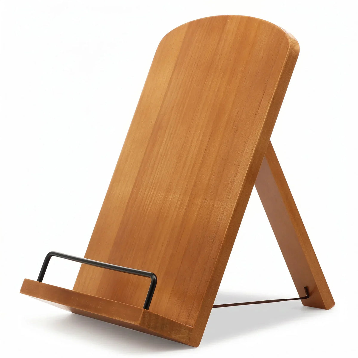 Wooden Adjustable Cookbook Stand – Kitchen Recipe Book Holder