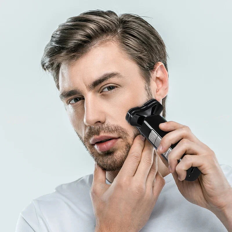 Triple Blade Waterproof Rotary Electric Shaver | IPX6 USB