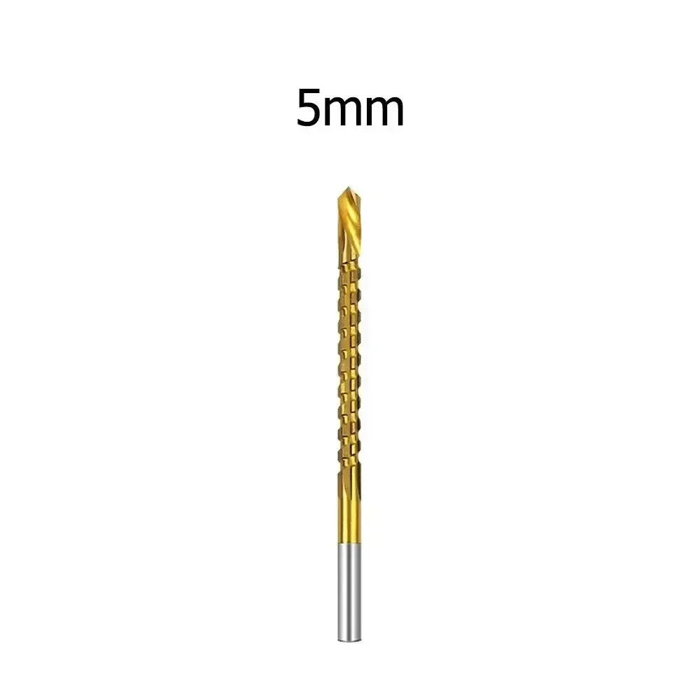 Titanium Coated HSS Twist Drill Bit Set – 6 Sizes 3–8mm