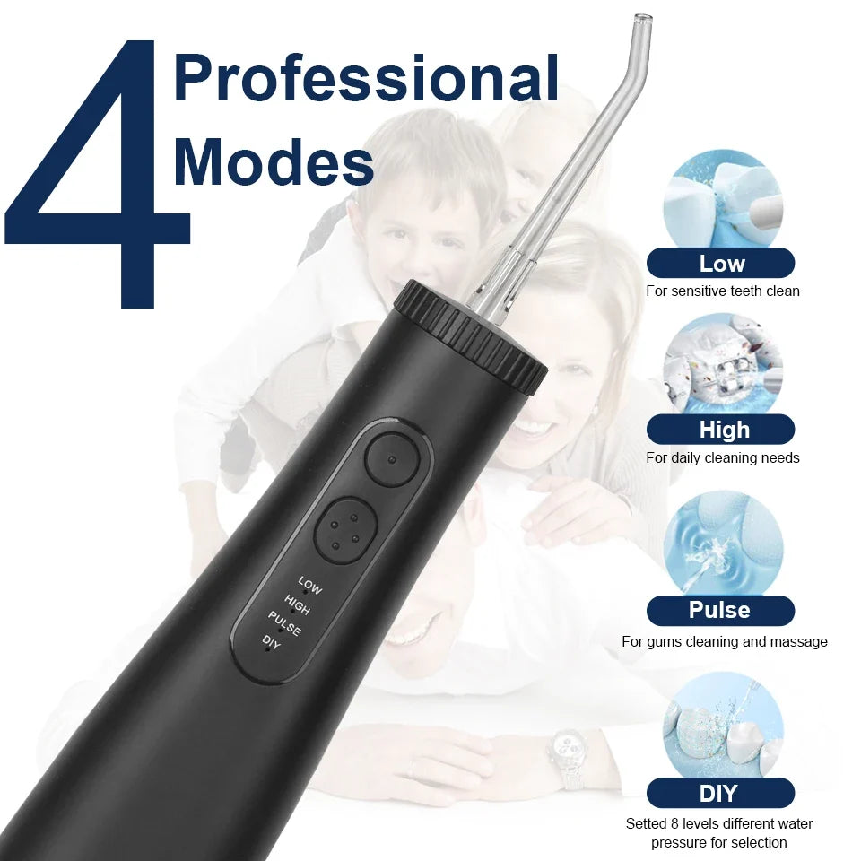 DUTRIEUX IPX7 Rechargeable Electric Water Flosser | 4 Modes