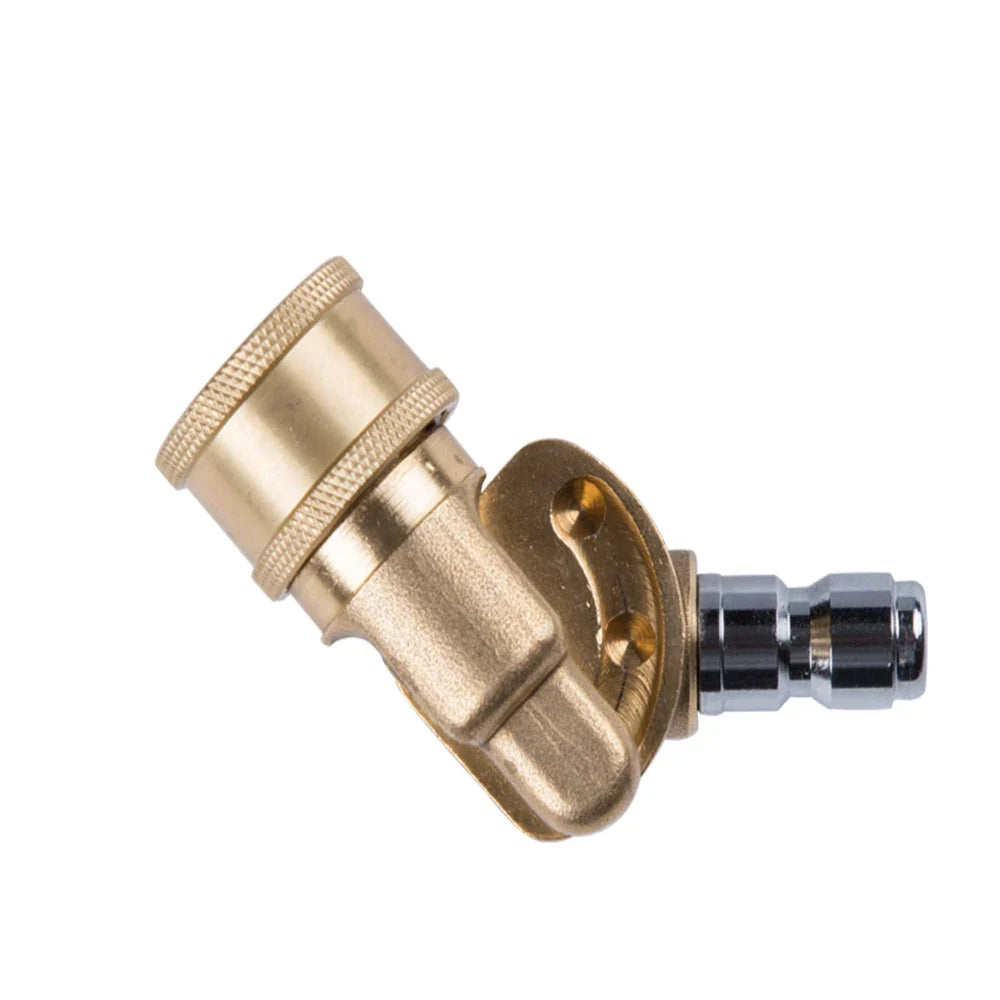 Pivoting Brass Coupler Pressure Washer 4500PSI 120° 5 Angles