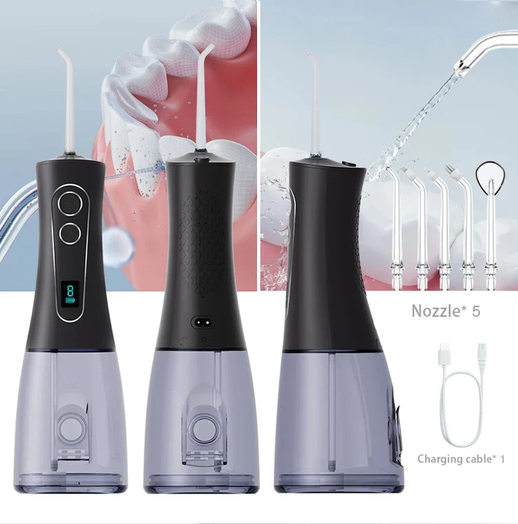 DUTRIEUX Water Flosser IPX7 – 400mL 8 Modes Ozone Irrigator