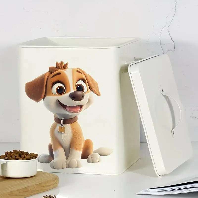 Waterproof Cat & Dog Food Container Stickers – PVC Decals