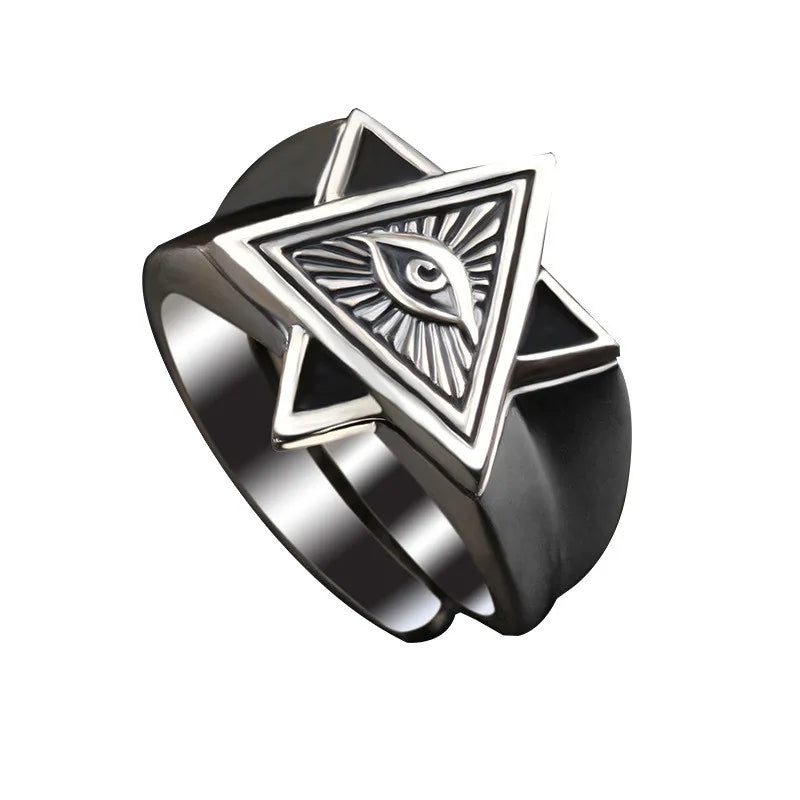Vintage Punk Dragon Snake Tiger Adjustable Ring | Unisex