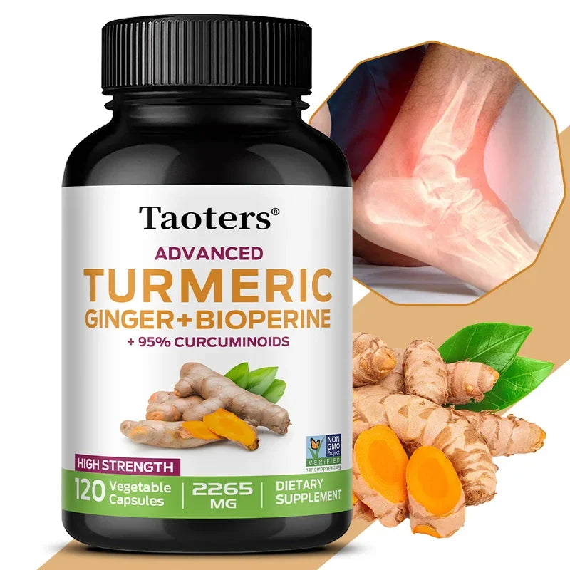 Turmeric Curcumin Capsules 2100mg with BioPerine – High Absorption