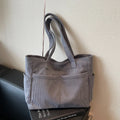 Women's Corduroy Shoulder Bag – Casual Versatile Handbag