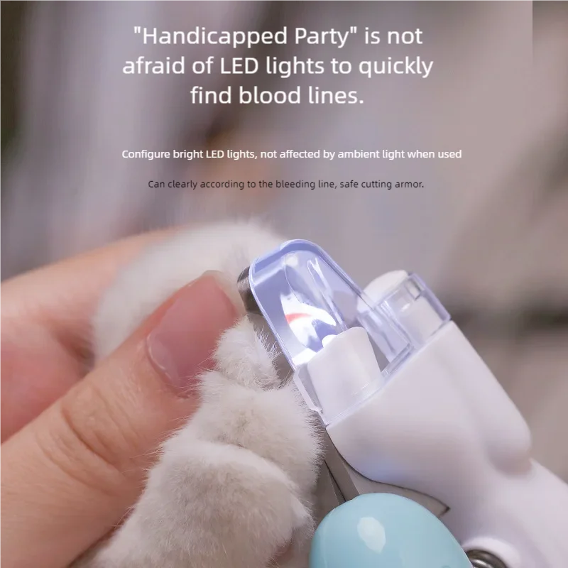 Pet Nail Clippers with LED Light – Dogs, Cats & Small Animals