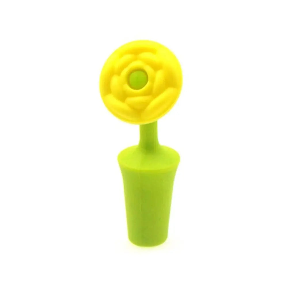 Silicone Wine Bottle Stopper Flower Design – Leak-Proof