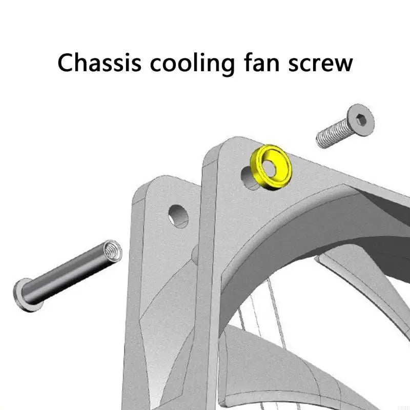PC Case Fan Screws – Anti-Corrosion, Multi-Brand Compatible