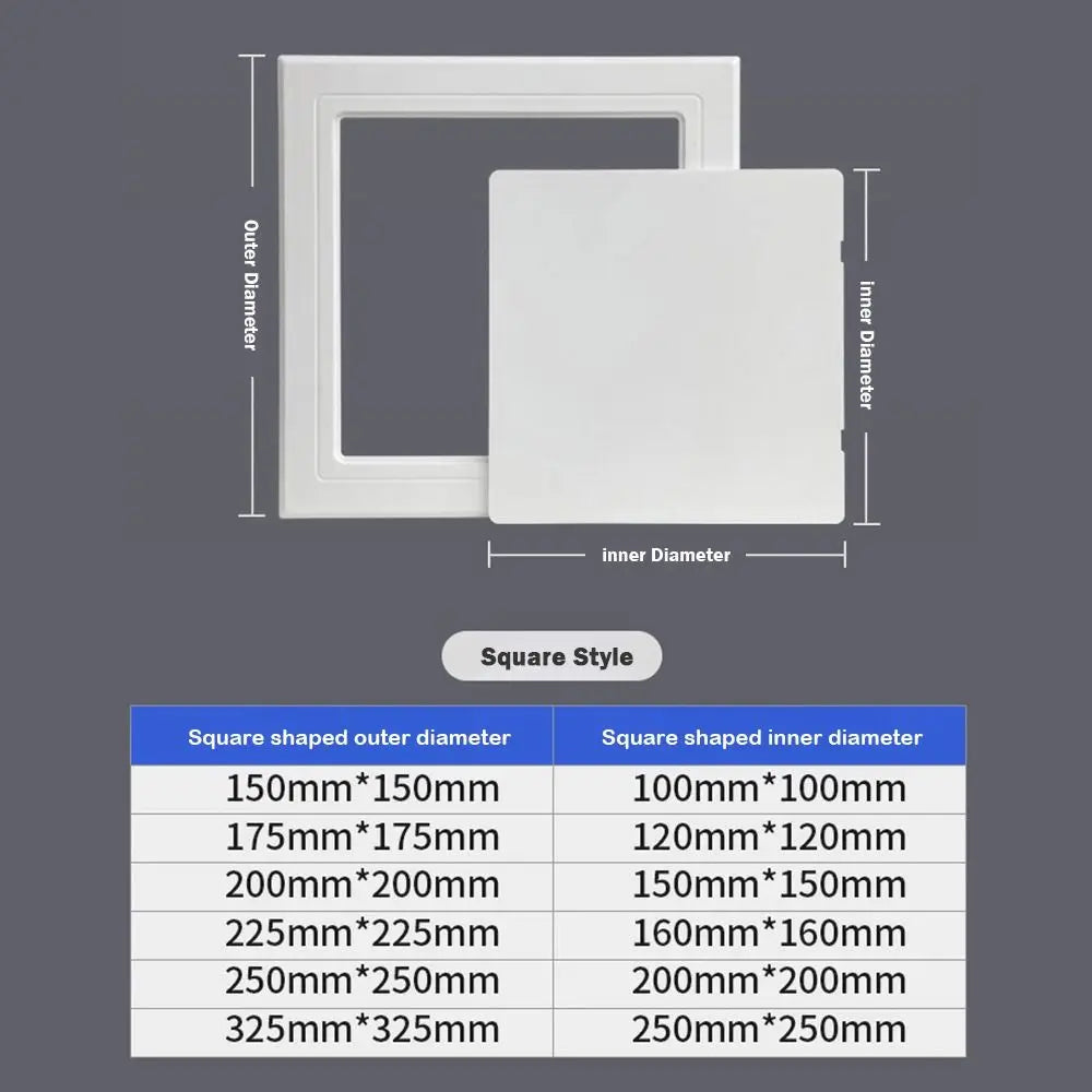 Self-Adhesive Hinged Access Panel Door – Wall & Ceiling Hatch