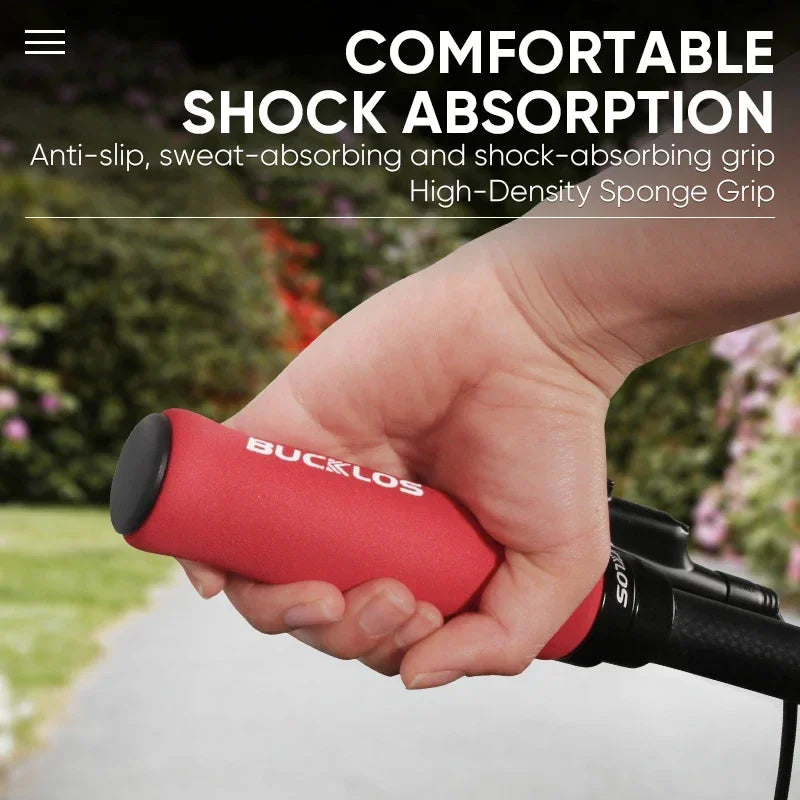 BUCKLOS MTB Bike Grips – Soft Sponge Handlebar Covers