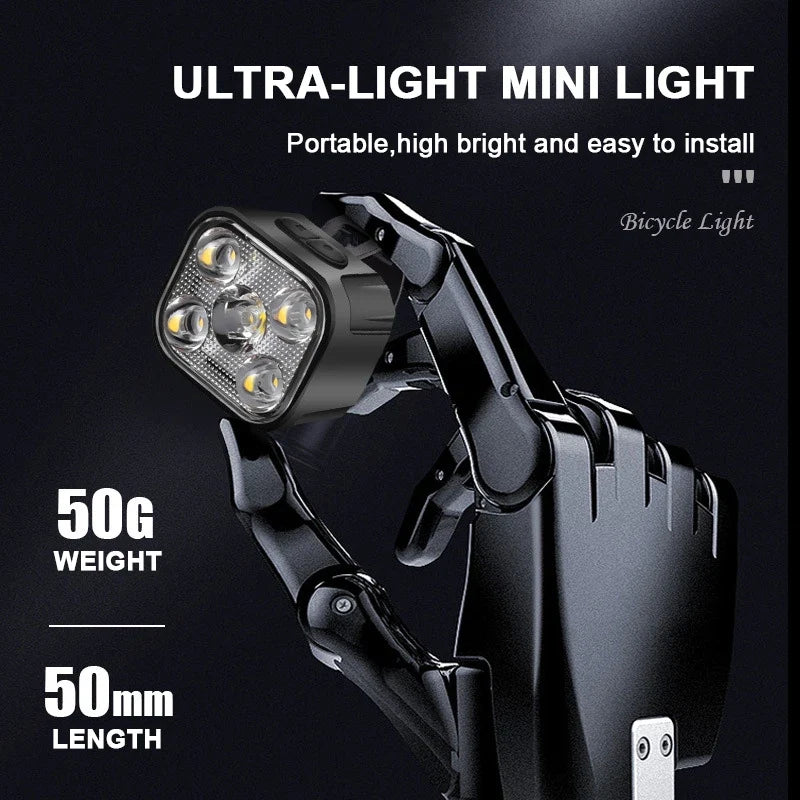 BUCKLOS Type-C Rechargeable Bike Light Set – Front & Rear MTB