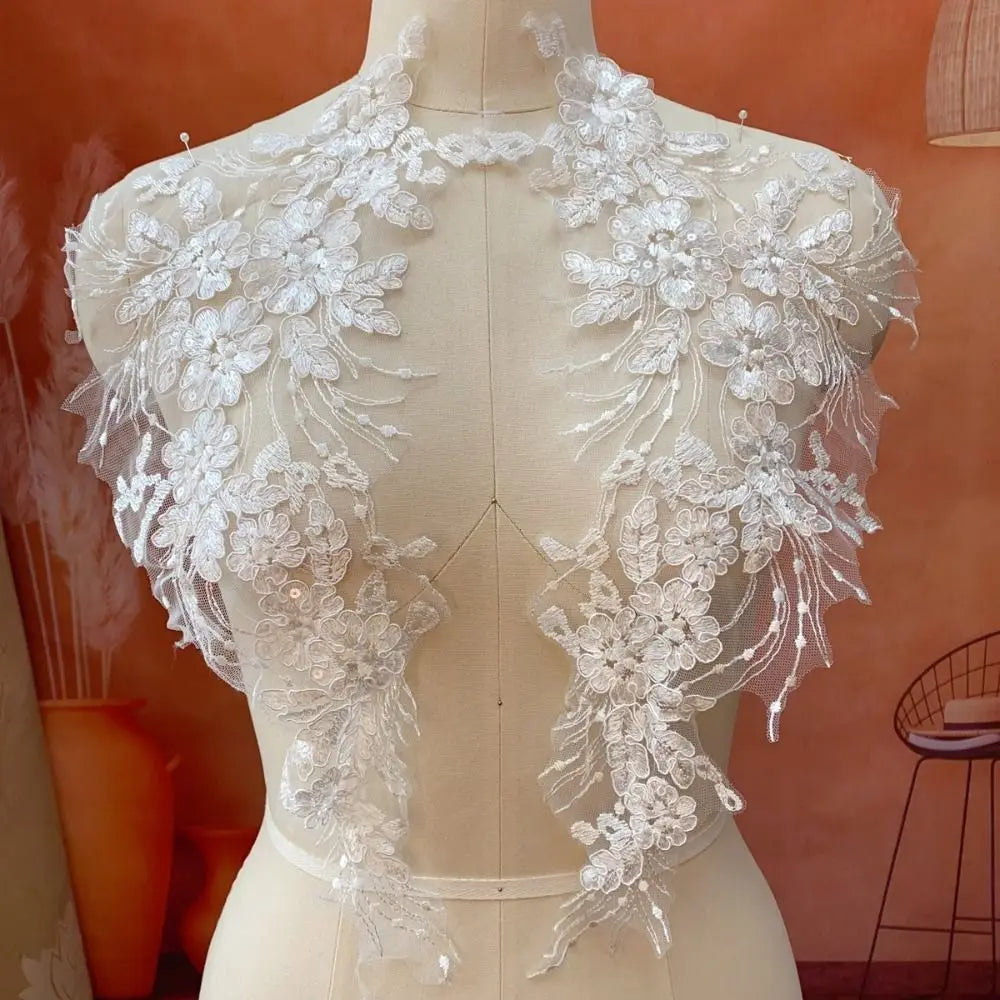 Polyester Embroidery Flower Patch – Floral Garment Appliqué