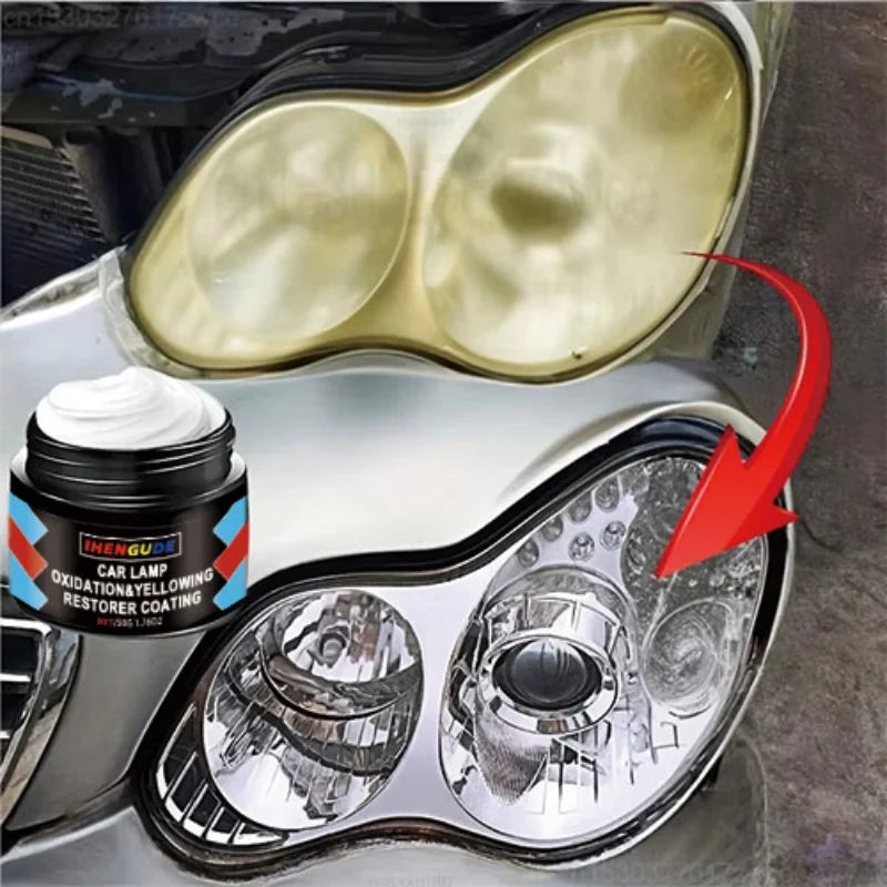 Car Headlight Restoration Kit – Polishing & Oxidation Cleaner