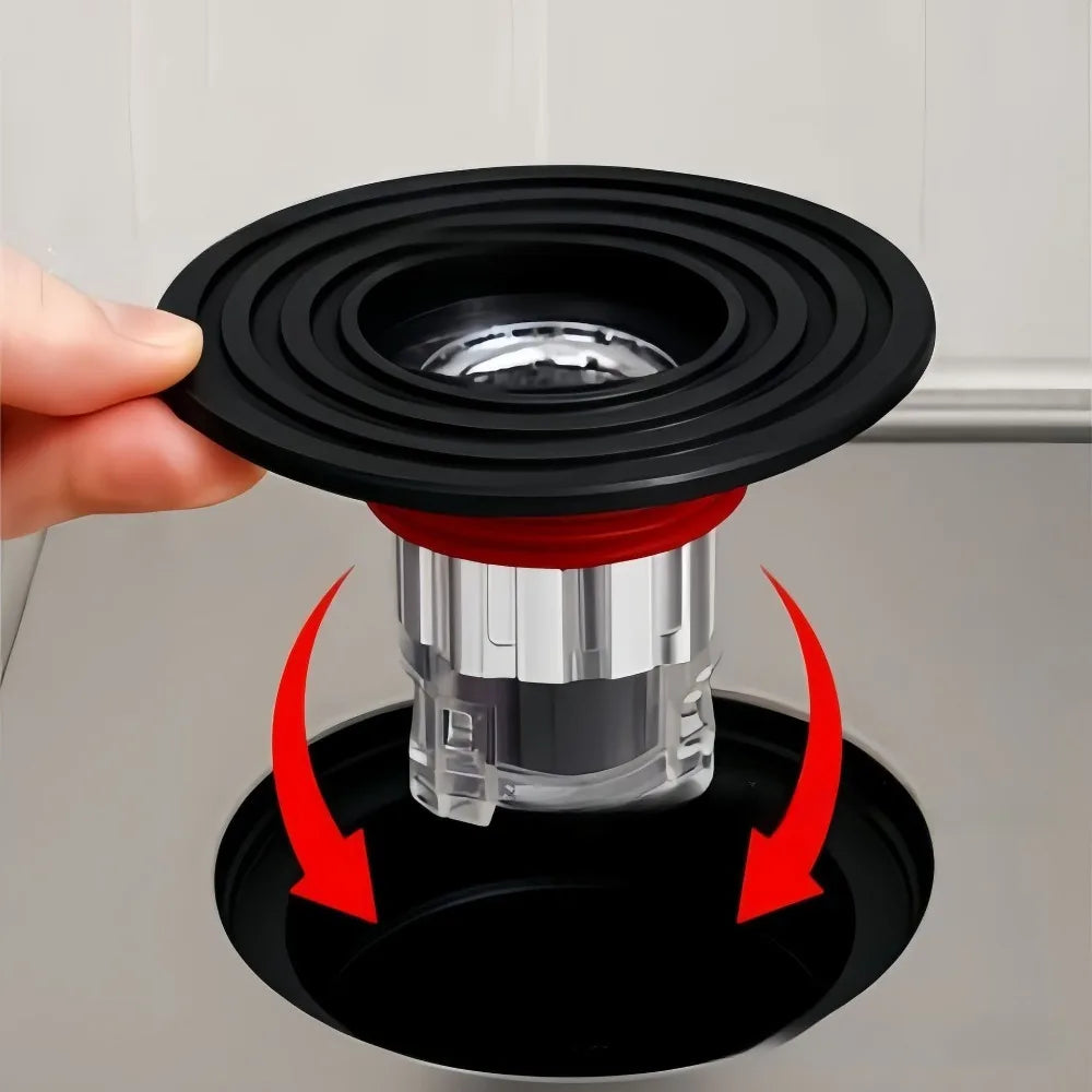 ABS Anti-Odor Bathroom Floor Drain Strainer Cover & Plug