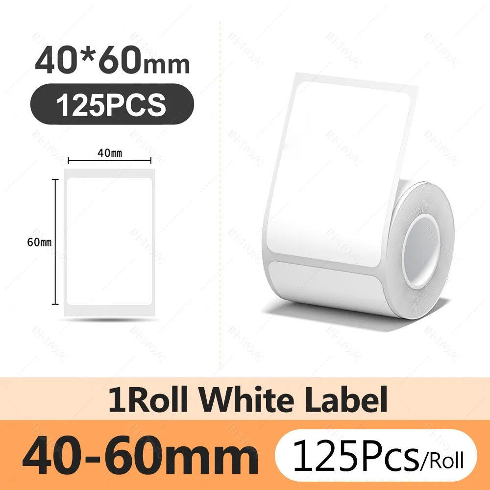 Niimbot Thermal Label Paper B1 B21 B3S – Waterproof Self-Adhesive