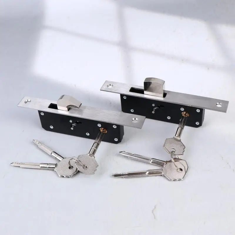 Sliding Door Hook Lock & Window Latch with Keys | Security