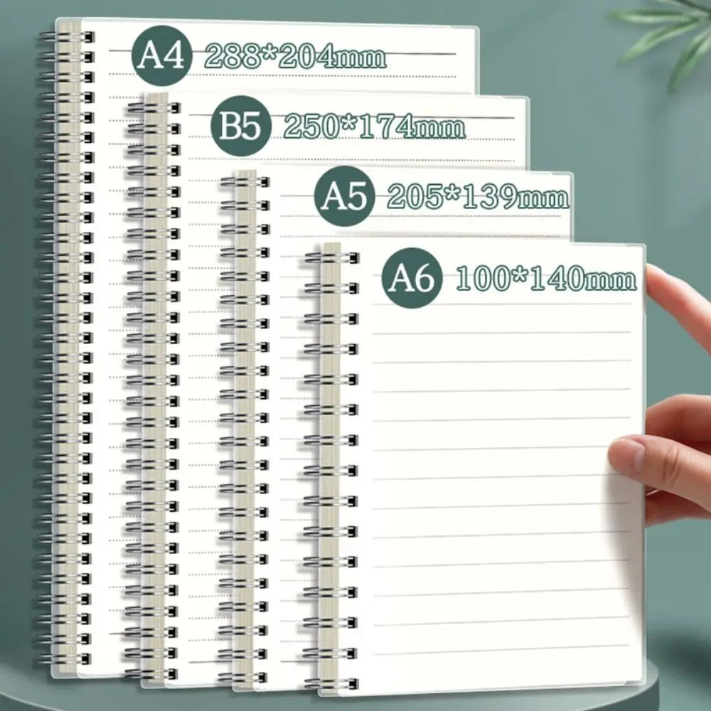 Spiral Coil Notebook A4 A5 A6 B5 – Grid, Blank & Lined