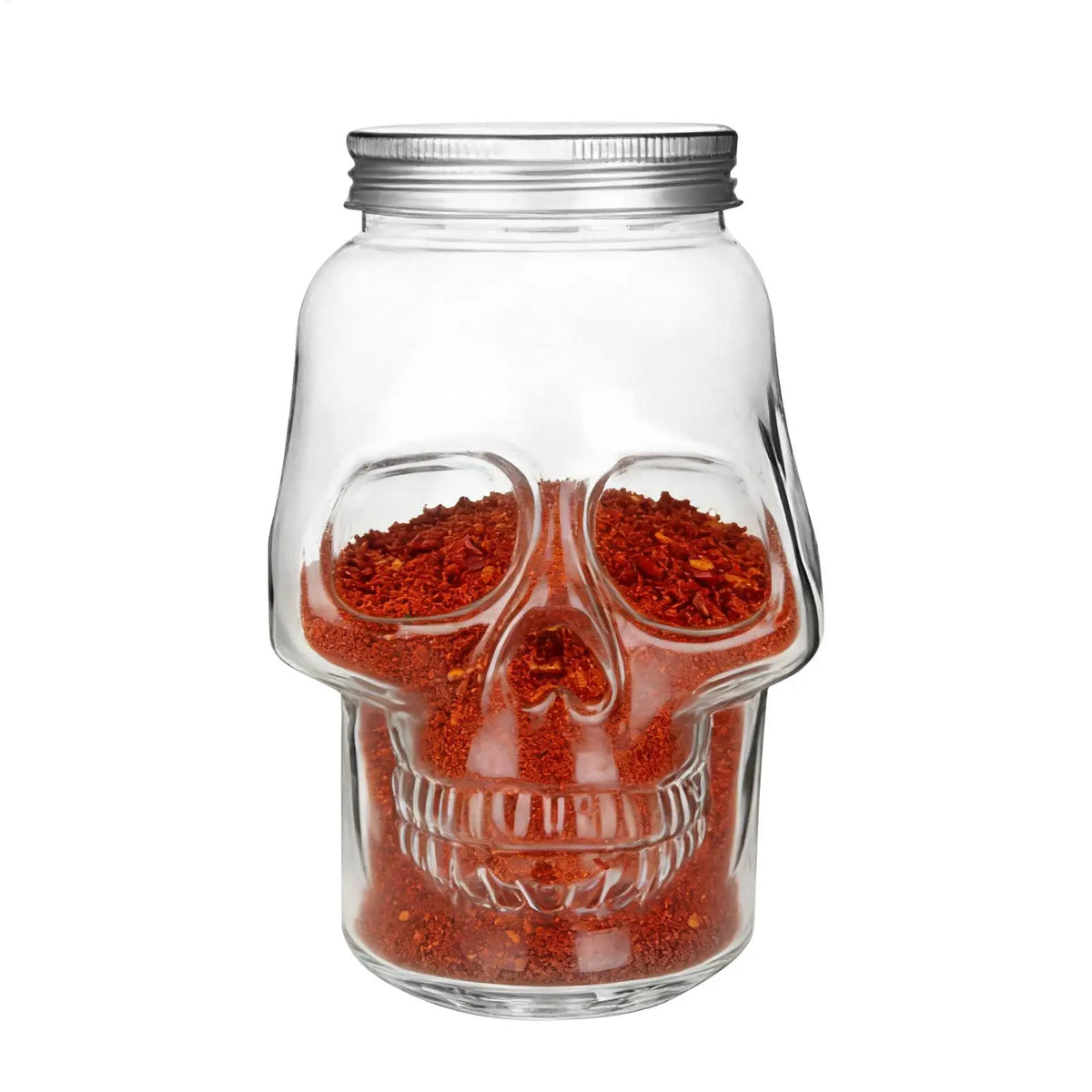 Skull Jars with Lids – Gothic Spice & Spooky Decor Storage