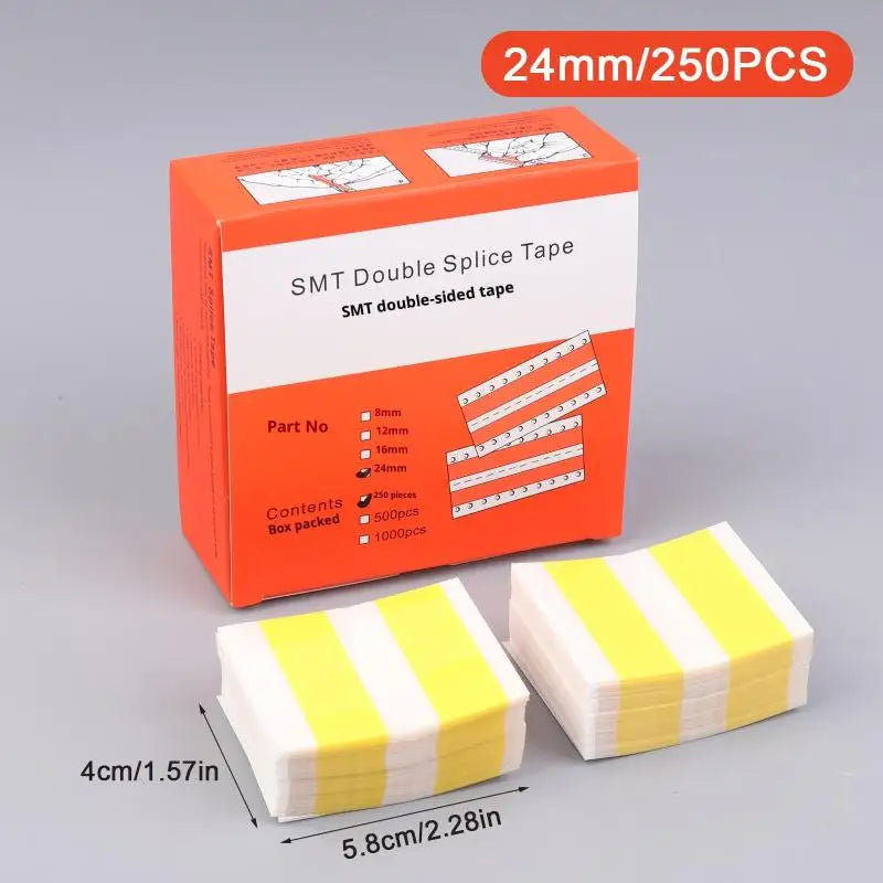 SMT Double-Sided Splice Tape 8mm 12mm 16mm 24mm | 250/500 Pcs