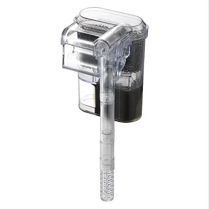 Silent Hang-On-Back Aquarium Filter | Transparent Fish Tank