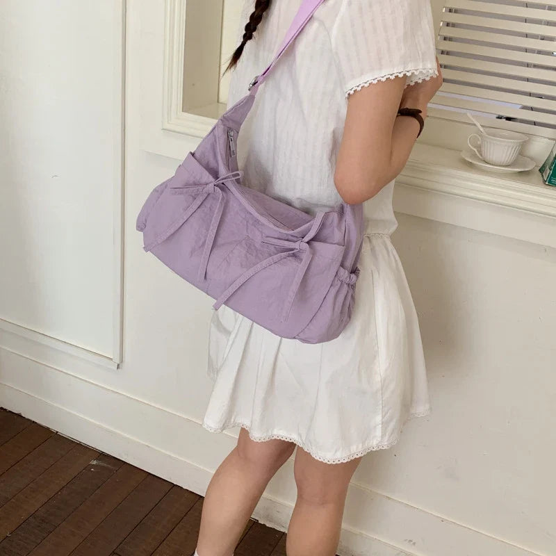 Large Capacity Pleated Cloud Crossbody Shoulder Tote Bag Women