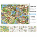 3D Stacking Travel Scene Stickers – PET Die-Cut Scrapbook Sheets