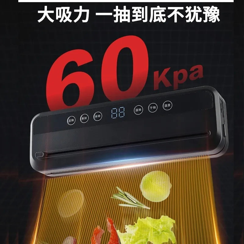 DUTRIEUX Food Vacuum Sealer with Built-In Cutter & Bag Storage
