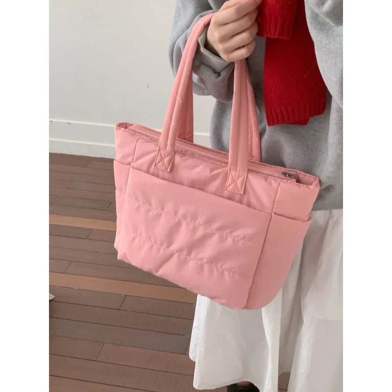 Women's Large Flannel Tote Shoulder & Crossbody Bag | Nixie