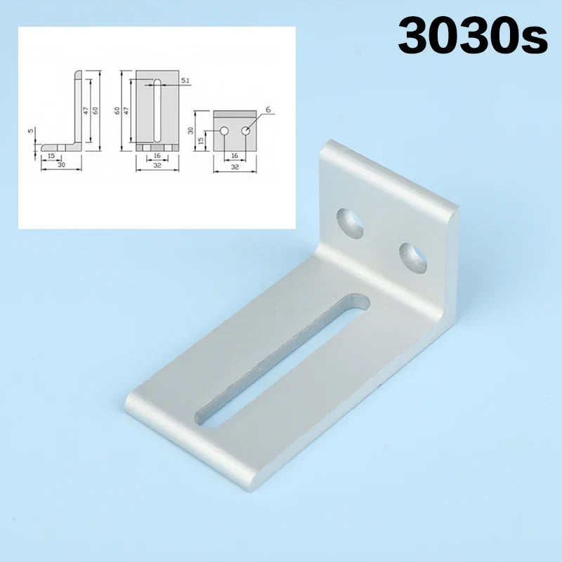 Aluminum Profile Support Brackets 2020 3030 4040 Frame Fix